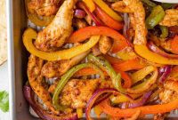 One Pan Wonder Chicken Fajitas