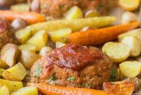 Sheet Pan Mini Meatloaf Feast