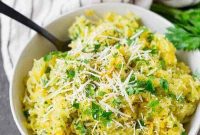 Cheesy Herb Spaghetti Squash