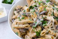 Effortless Skillet Chicken Marsala Pasta