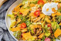 Best Taco Salad with Homemade Dressing