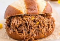 Luscious Slow-Cooked Mango Bourbon Pulled Pork