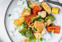 Zesty Sweet and Sour Chicken Wok