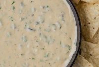 Rich and Creamy Poblano Queso Dip