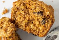 Wholesome Carrot Raisin Muffins
