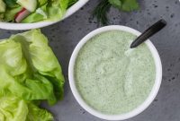 Vibrant Green Goddess Dressing