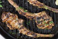 Aromatic Garlic Herb Lamb Chops