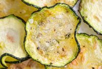 Golden Air Fryer Zucchini Crisps