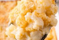 Golden Cauliflower Potato Gratin