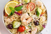 Mediterranean Shrimp Orzo Delight