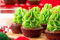 Festive Fir Brownie Morsels