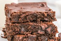 Secret Ingredient Fudgy Brownies