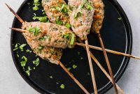 Grilled Chicken Kofta Skewers