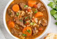 Slow-Simmered Beef and Barley Bliss