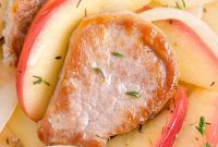 Caramelized Apple and Onion Pork Tenderloin