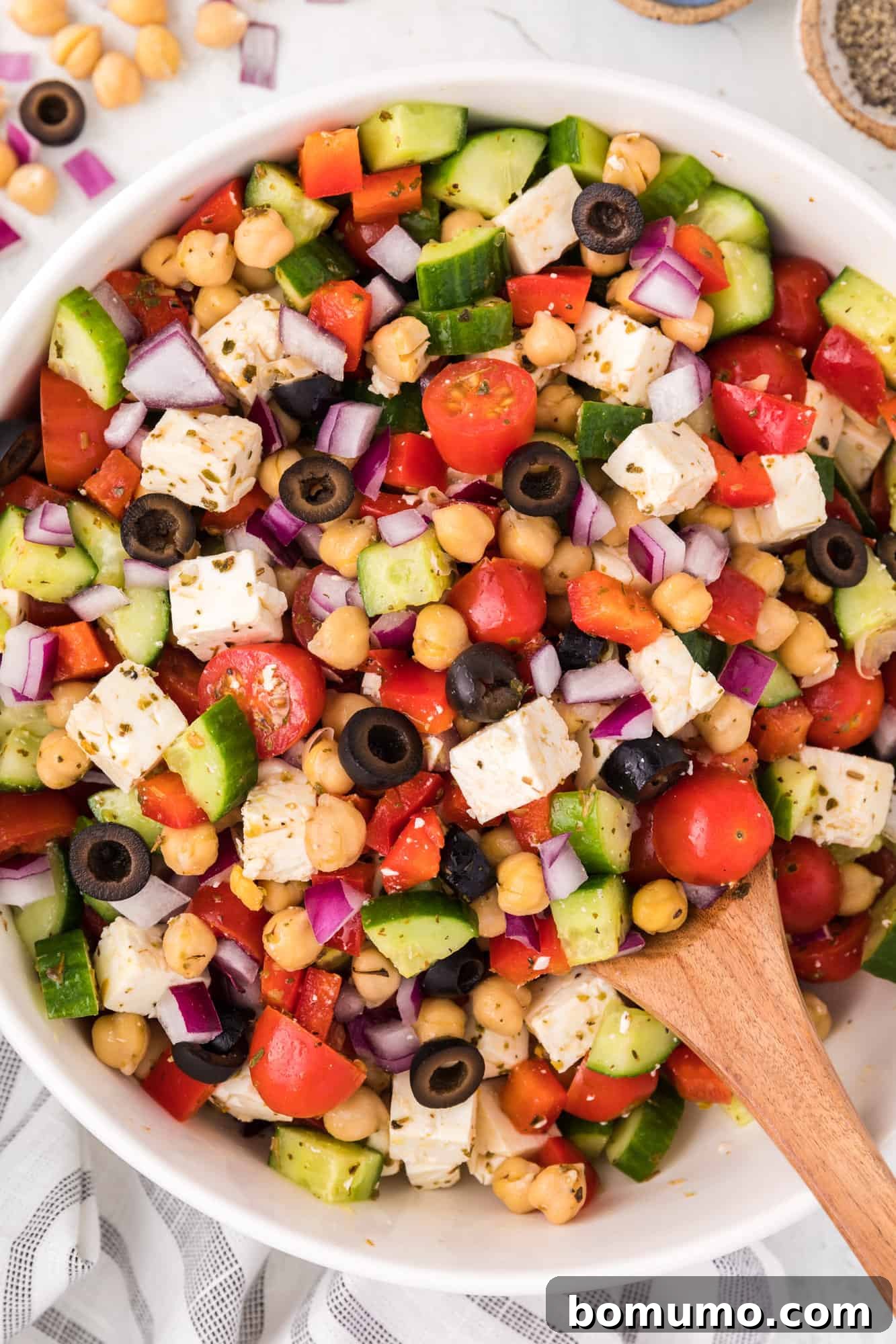 Salad with optional added ingredients.