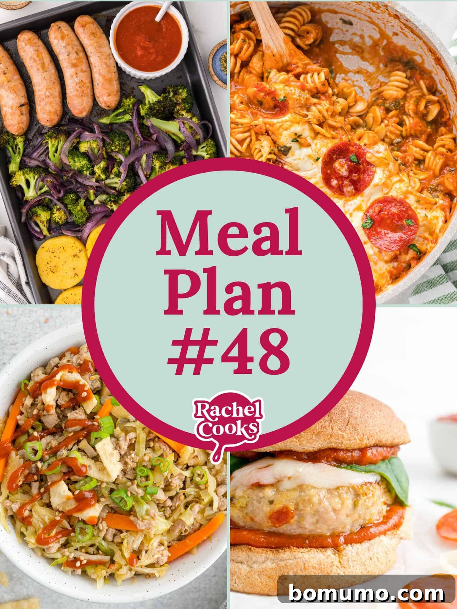 Quick and Easy Meal Ideas 2 Meal plan preview image showcasing a variety of delicious and easy-to-make dishes, emphasizing the convenience and organization offered by weekly meal planning.