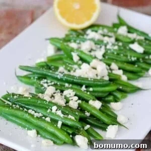 Green Beans with Lemon and Feta - Get the easy recipe on RachelCooks.com
