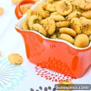 Crackers in orange dish.