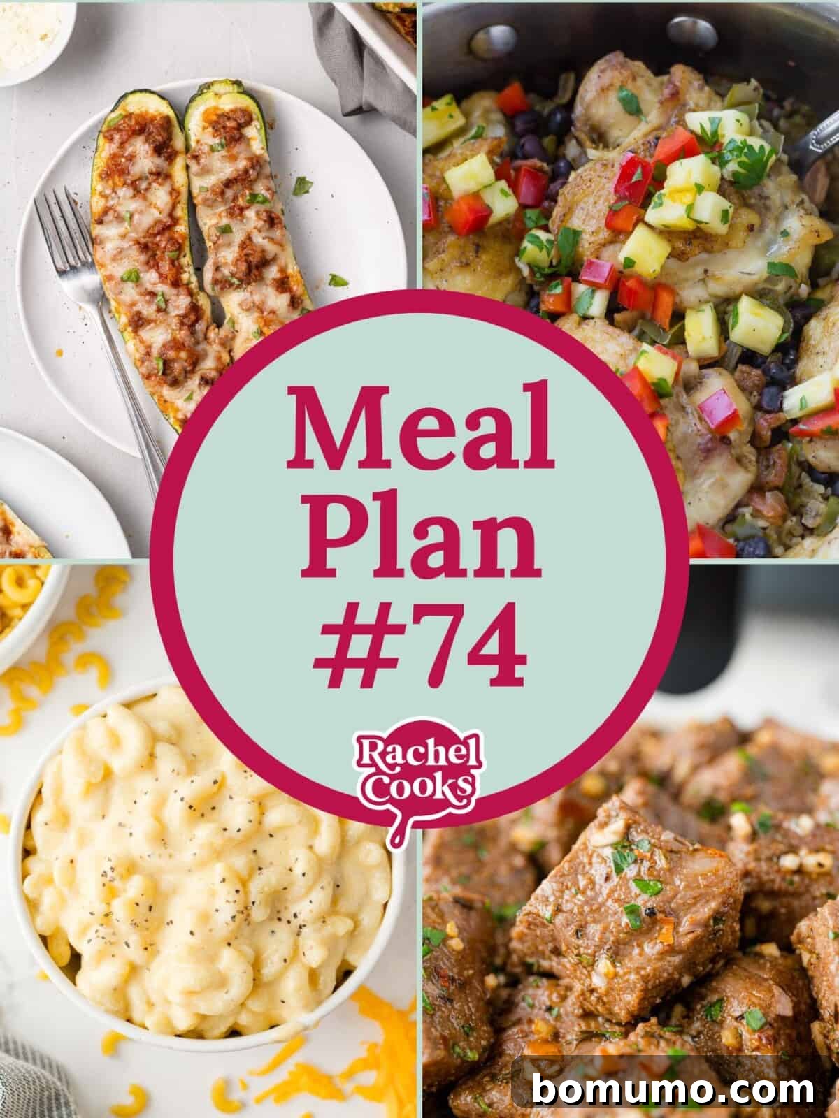 Weekly Meal Plan with Five Dinners, One Bonus Recipe, and Grocery List Preview