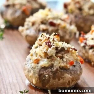 This isn't your traditional stuffed mushrooms recipe - they put all the great flavors of coq au vin into one tasty bite. It's the perfect appetizer! Get the recipe on RachelCooks.com!