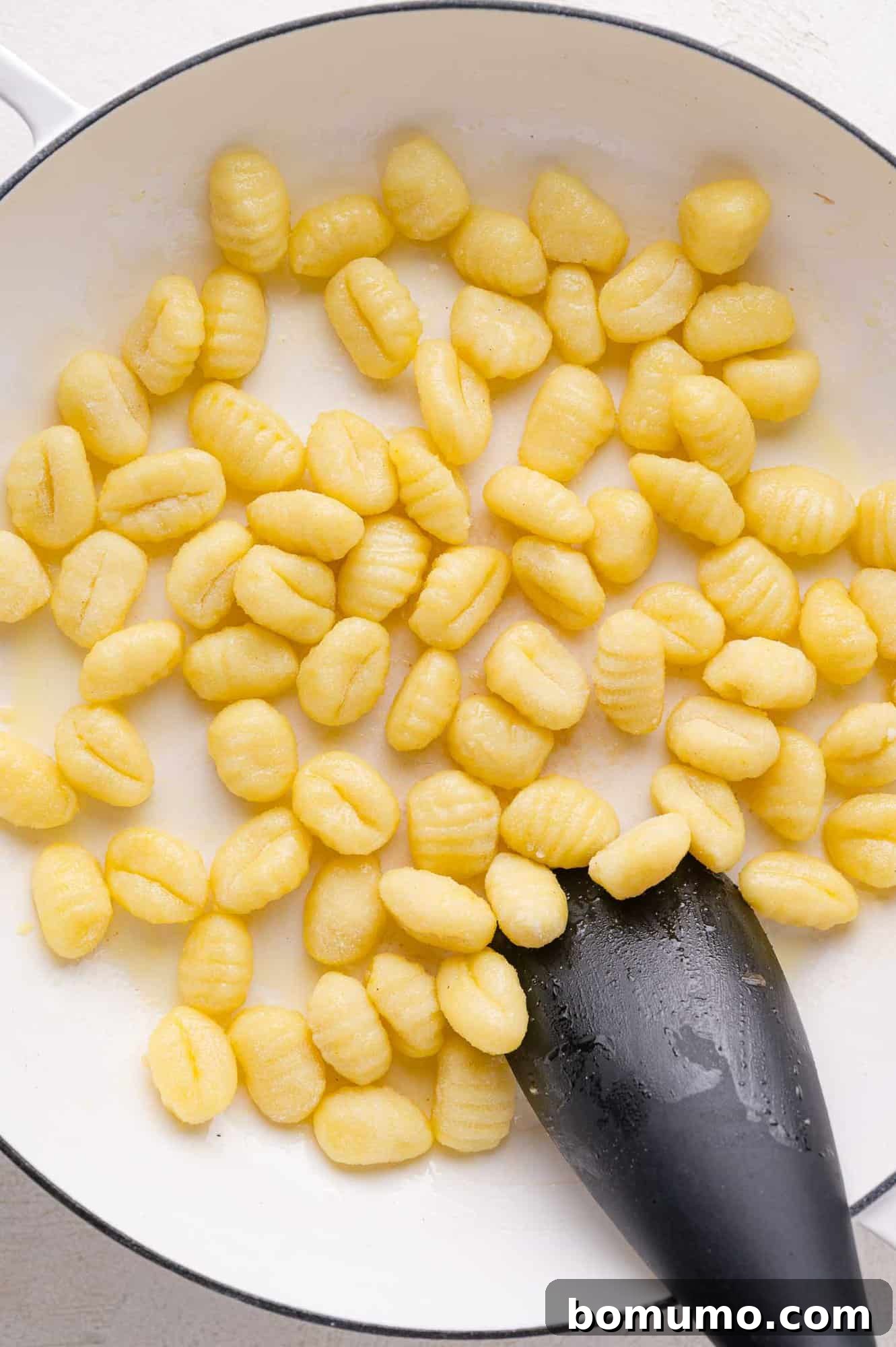 Pesto Gnocchi Delight 5 Cooked gnocchi