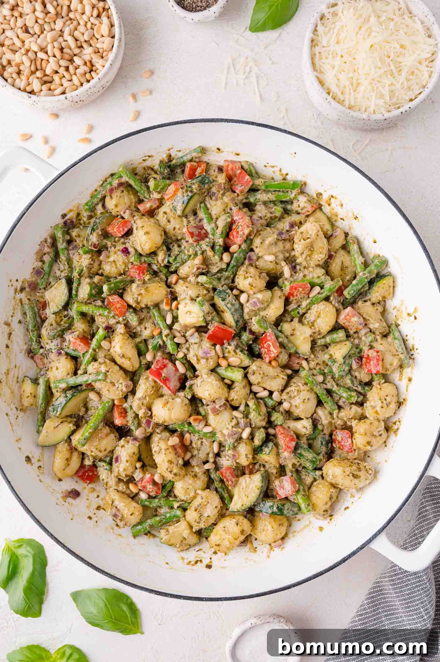 Pesto Gnocchi Delight 9 Finished pesto gnocchi