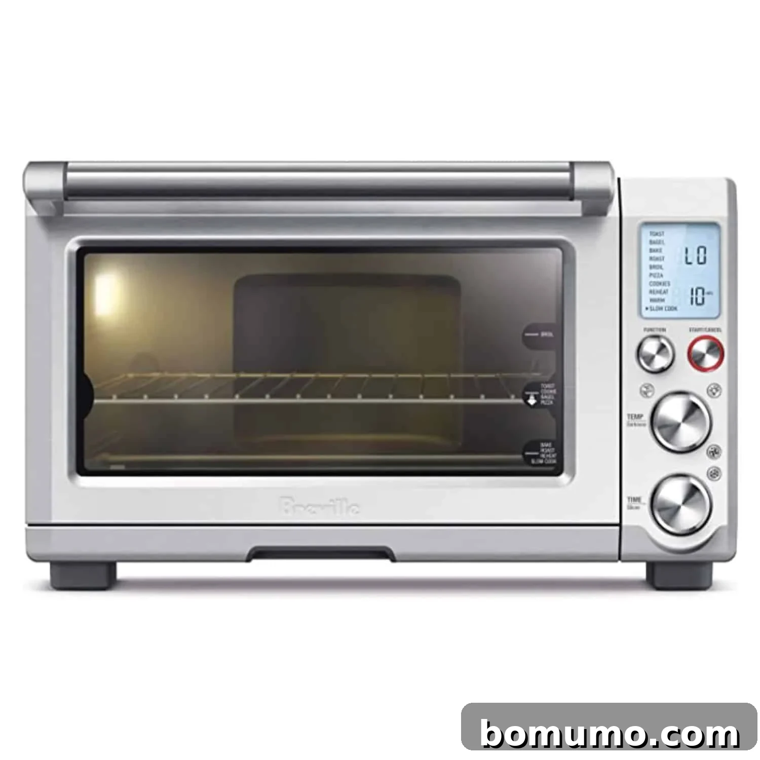 Image of a modern toaster oven, perfect for small batch cooking and energy efficiency.