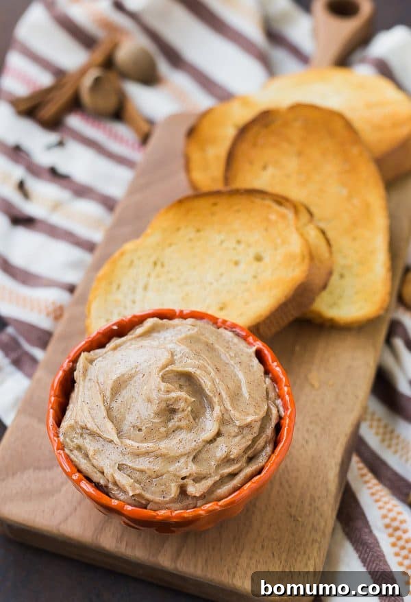 Delicious gingerbread butter spread on toast, perfect for a festive holiday treat. Get the easy recipe on RachelCooks.com.