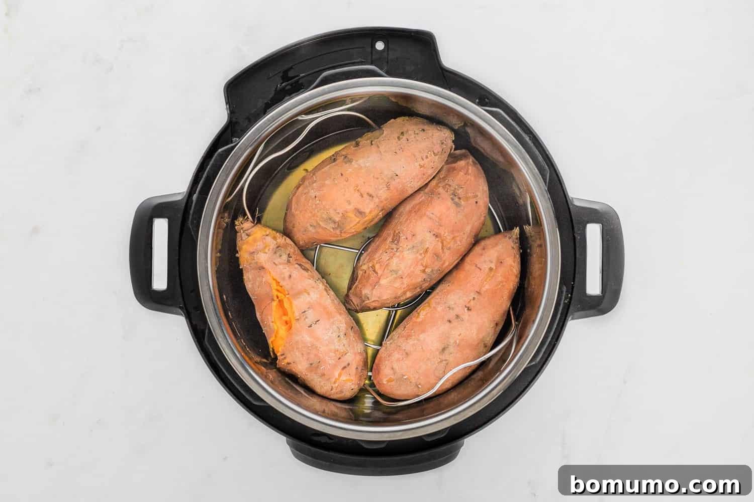Foolproof Instant Pot Sweet Potatoes 7 Instant pot sweet potatoes after being cooked.