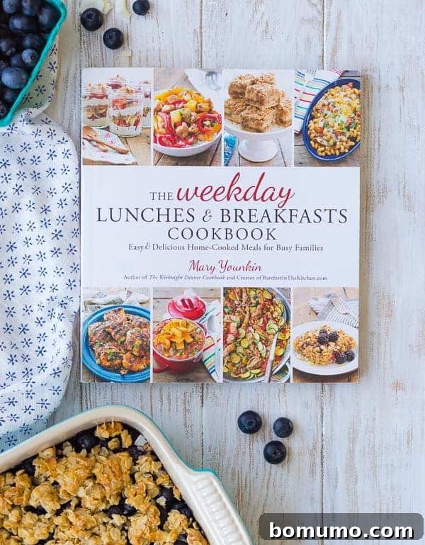 Blueberry Coconut Delight 3 The Weekday Lunches & Breakfasts Cookbook by Mary Younkin.