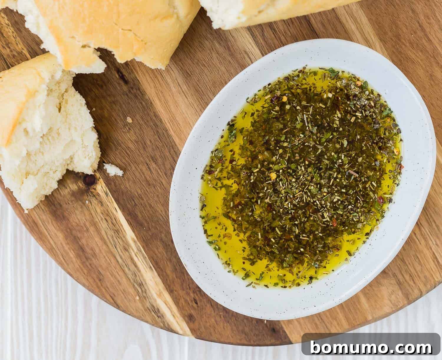 Bread dipping oil with bread