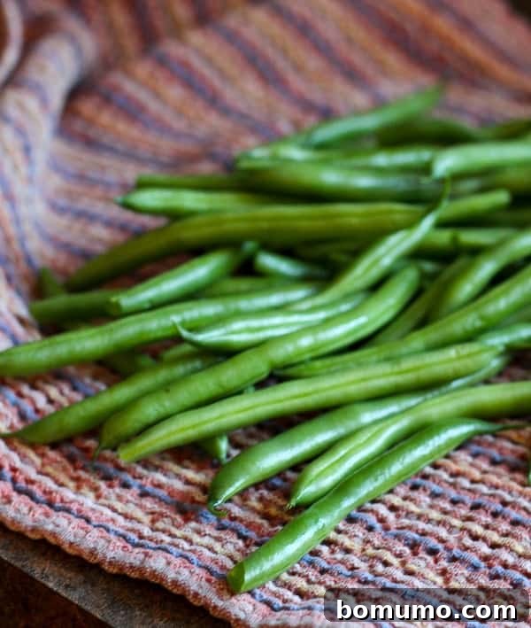 Roasted Green Beans with Parmesan and Basil - Get the easy and delicious side dish recipe on RachelCooks.com