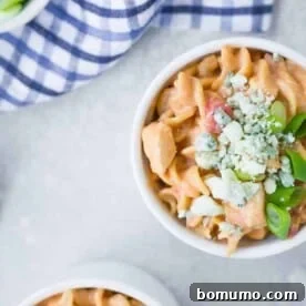 Photo of Buffalo Chicken Pasta made in a pressure cooker