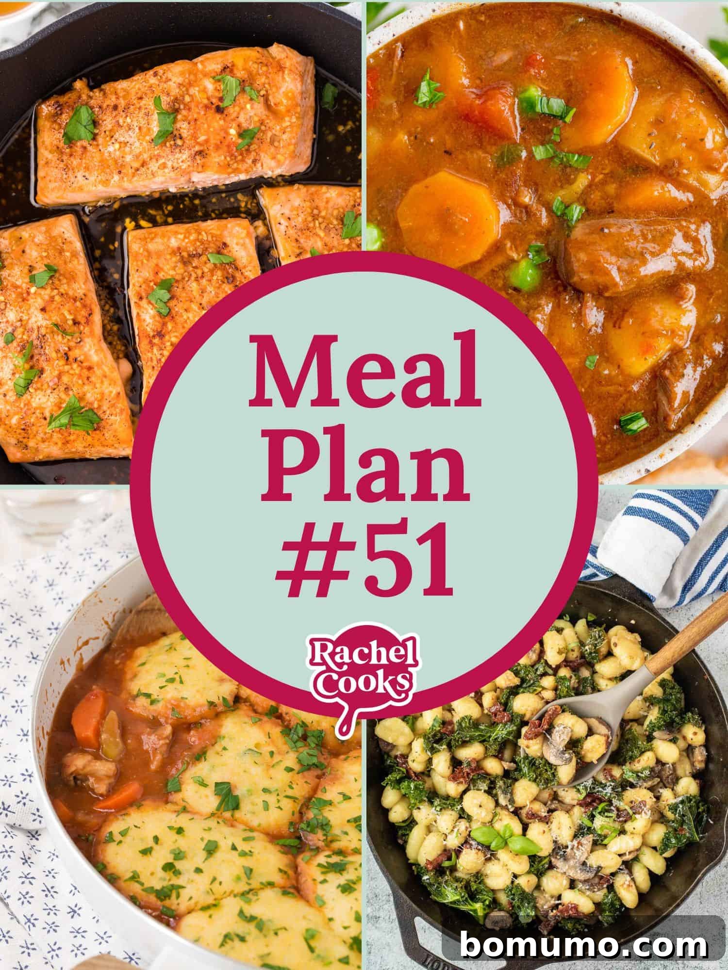 Meal plan 51 preview image with text and photos, showcasing healthy and delicious recipes.