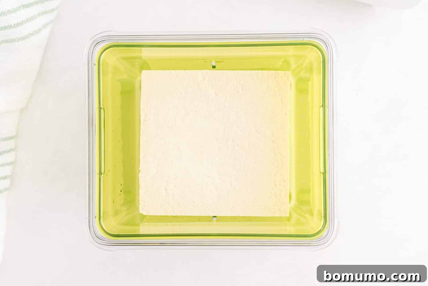Tofu in liquid