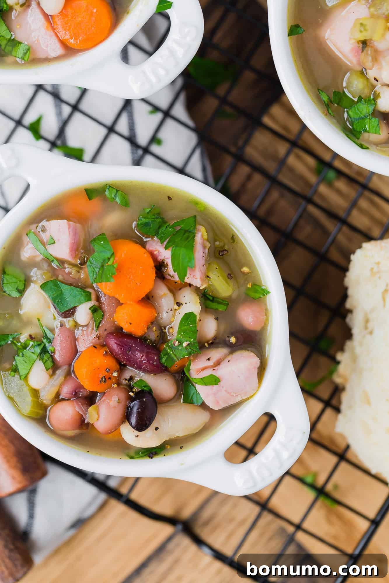 A bowl of 15 bean soup