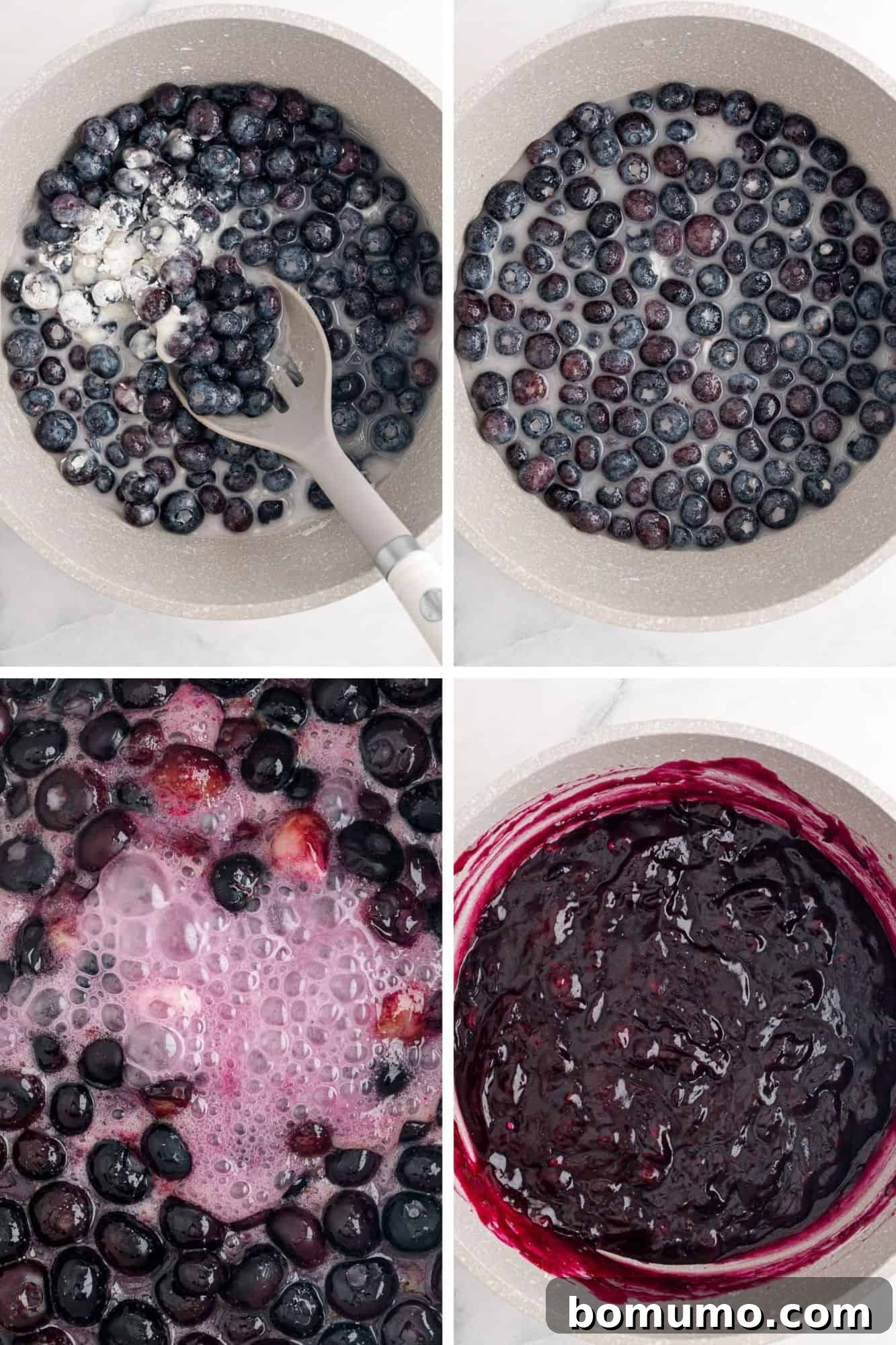 fresh-blueberry-pie-5 Blueberry pie filling steps.