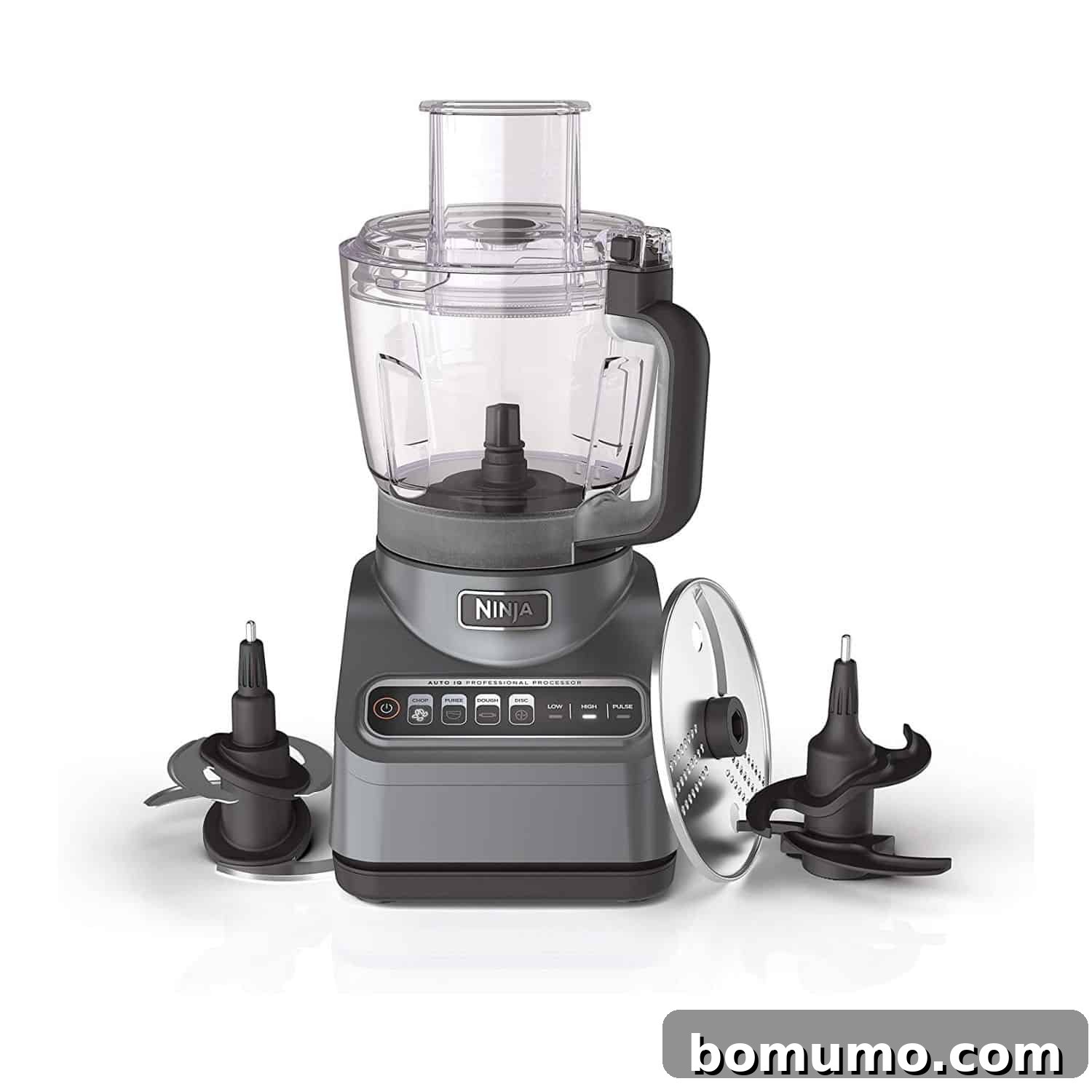image of ninja food processor, a crucial kitchen tool for making smooth hummus.