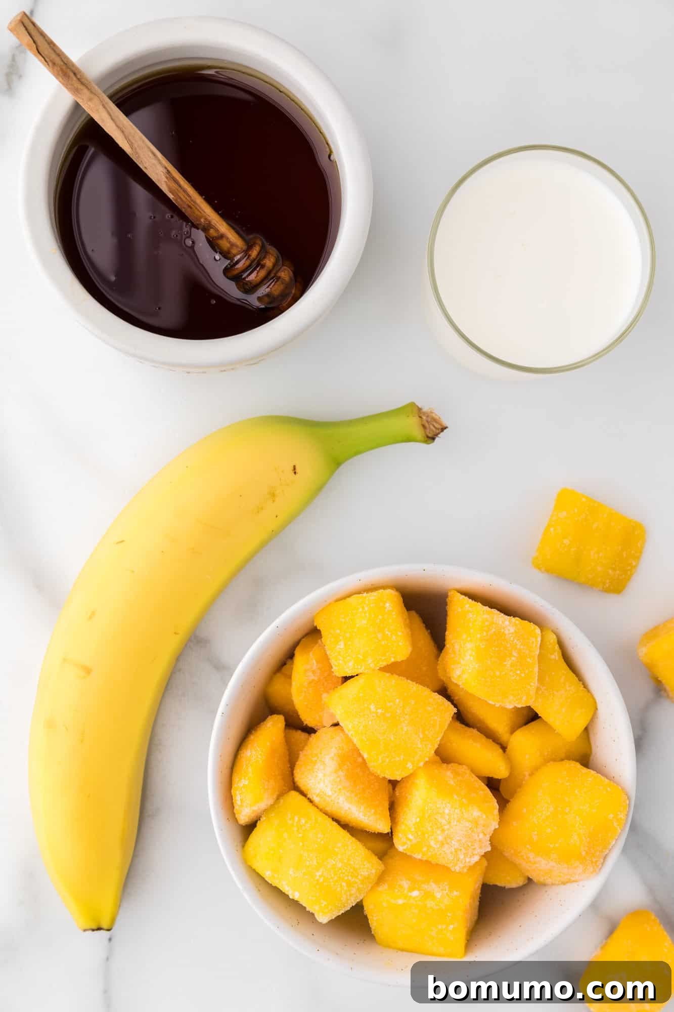 Ingredients needed for recipe.
