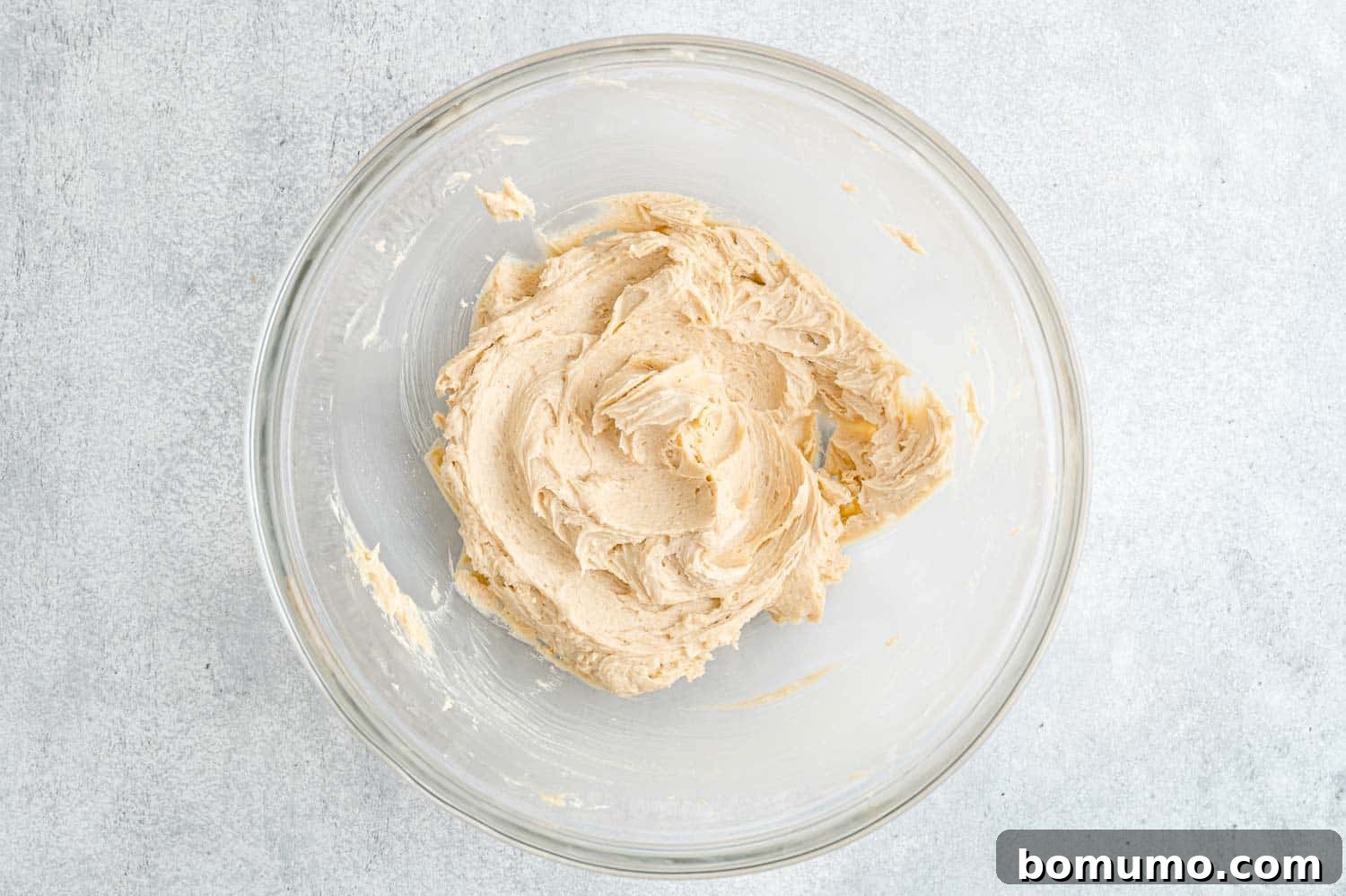 Butter and sugar after mixing.