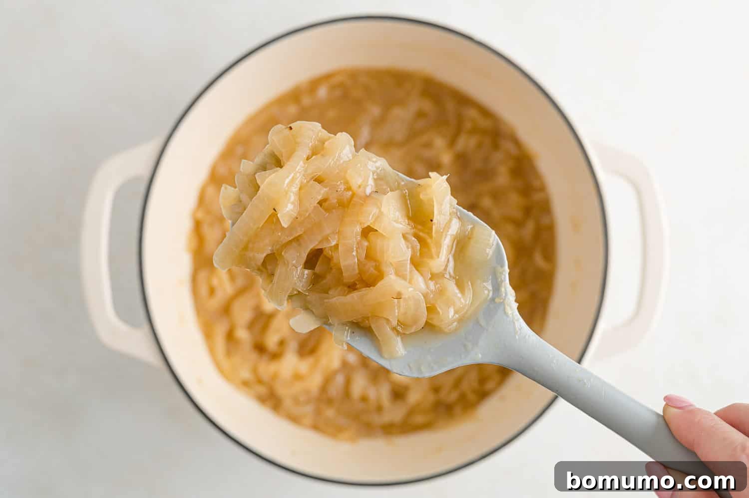 Caramelizing Onions: A Comprehensive Guide 10 Caramelized onions, almost finished cooking