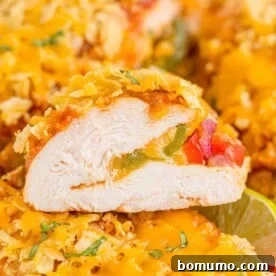 A flavorful chicken breast generously stuffed with colorful fajita vegetables and melted cheese, creating a vibrant and satisfying meal.