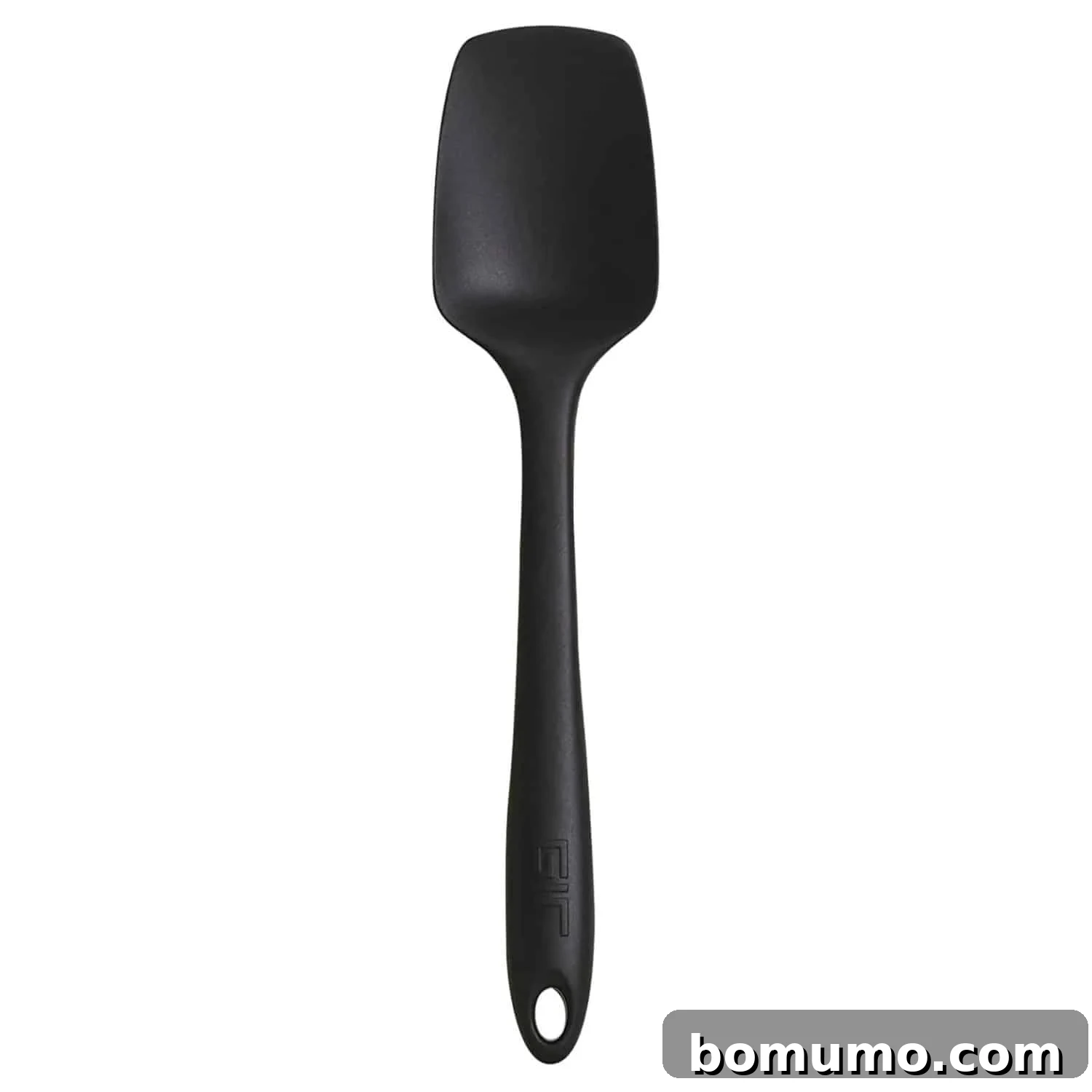 A high-quality image of a heat-resistant silicone spatula, a perfect kitchen tool for mixing sticky doughs.