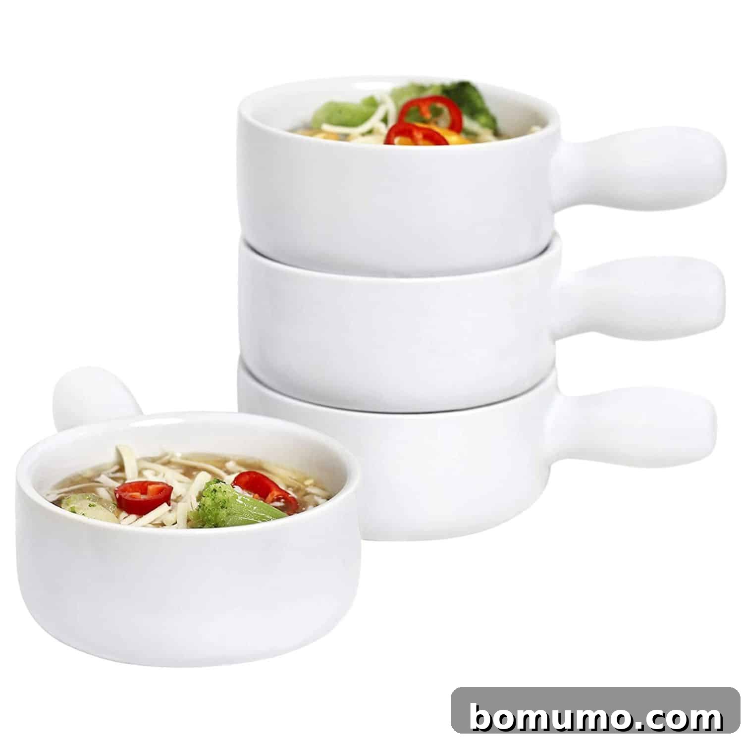 White soup crocks product image.