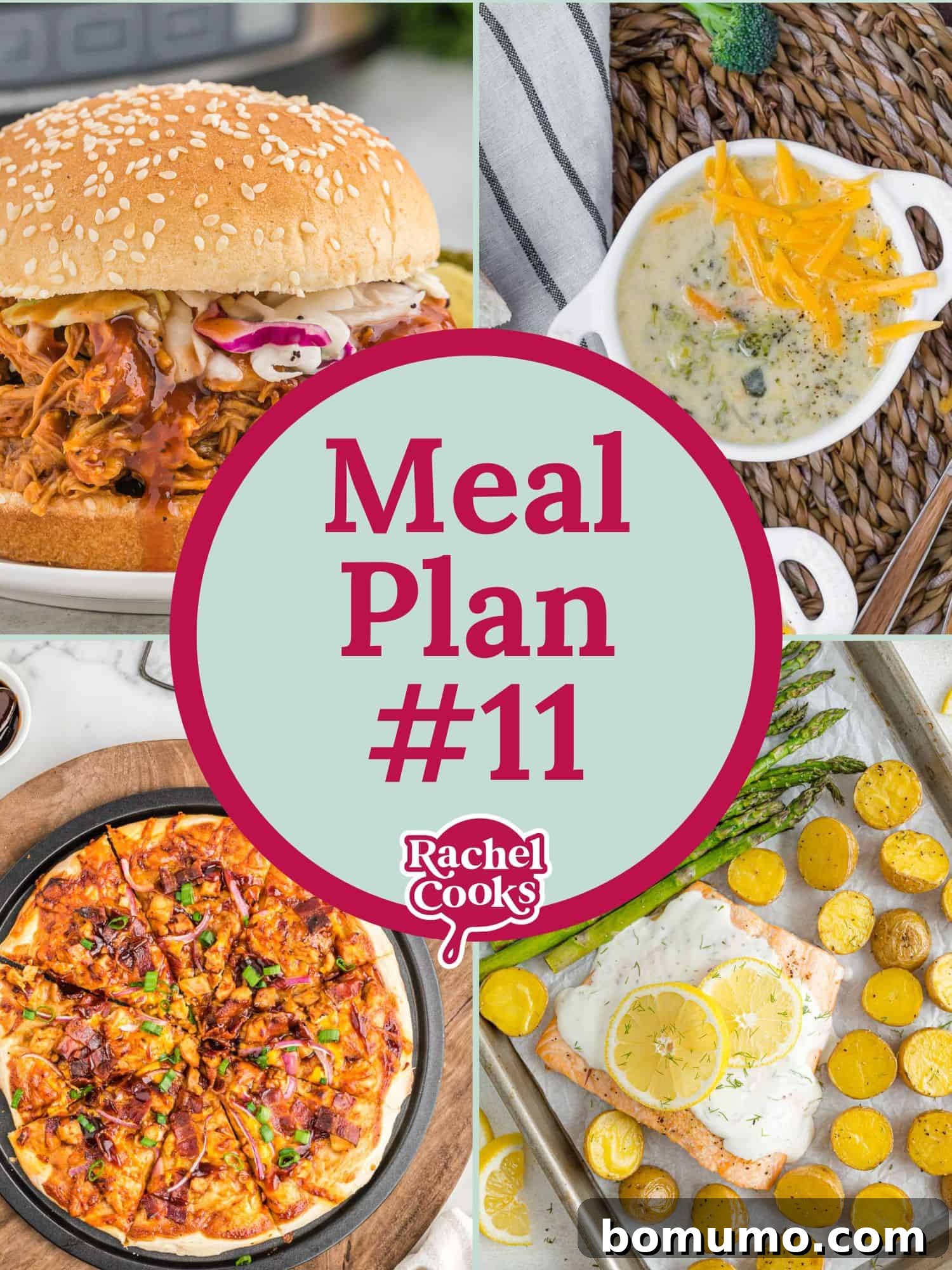 Culinary Blueprint Eleven 2 Meal plan #11 graphic: A visually appealing snapshot of the week's delicious and easy-to-follow meal plan, complete with ingredients and serving suggestions.