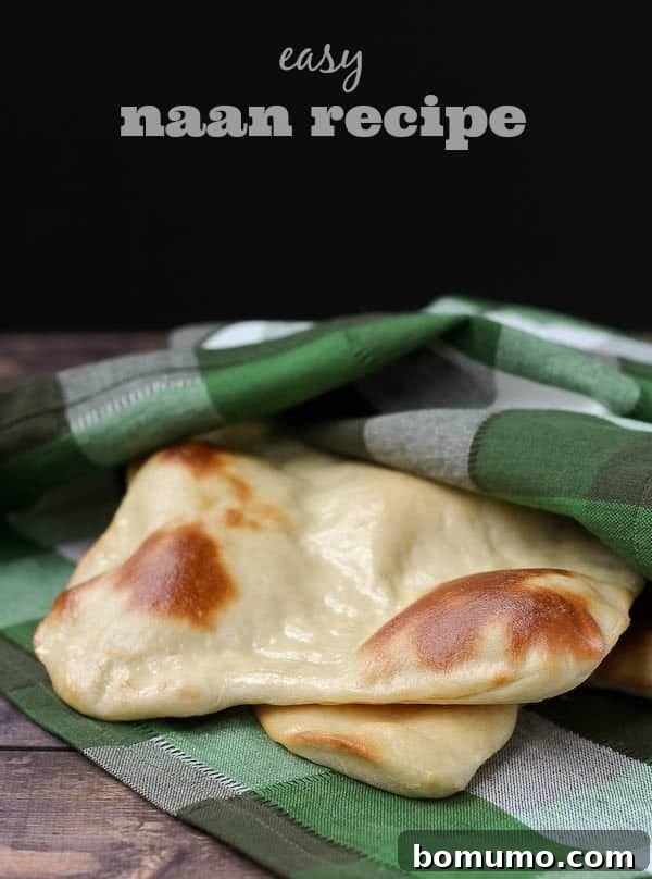 Easy Naan Recipe - Get it on RachelCooks.com