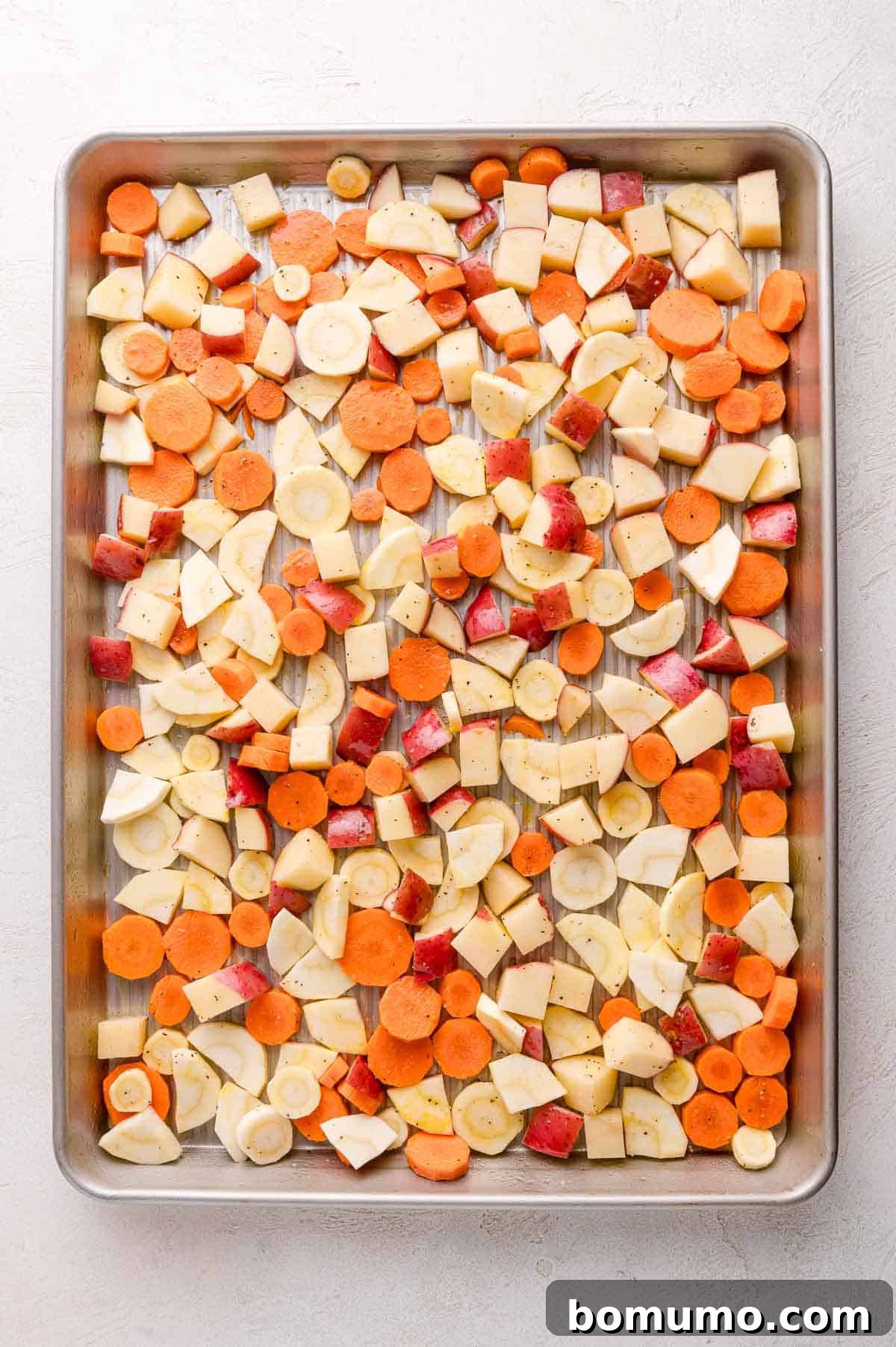 Root Vegetables Ready for Roasting