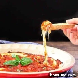 Irresistible Pepperoni Pizza Dip - a guaranteed hit at any party!