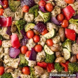 Sheet Pan Pesto Chicken